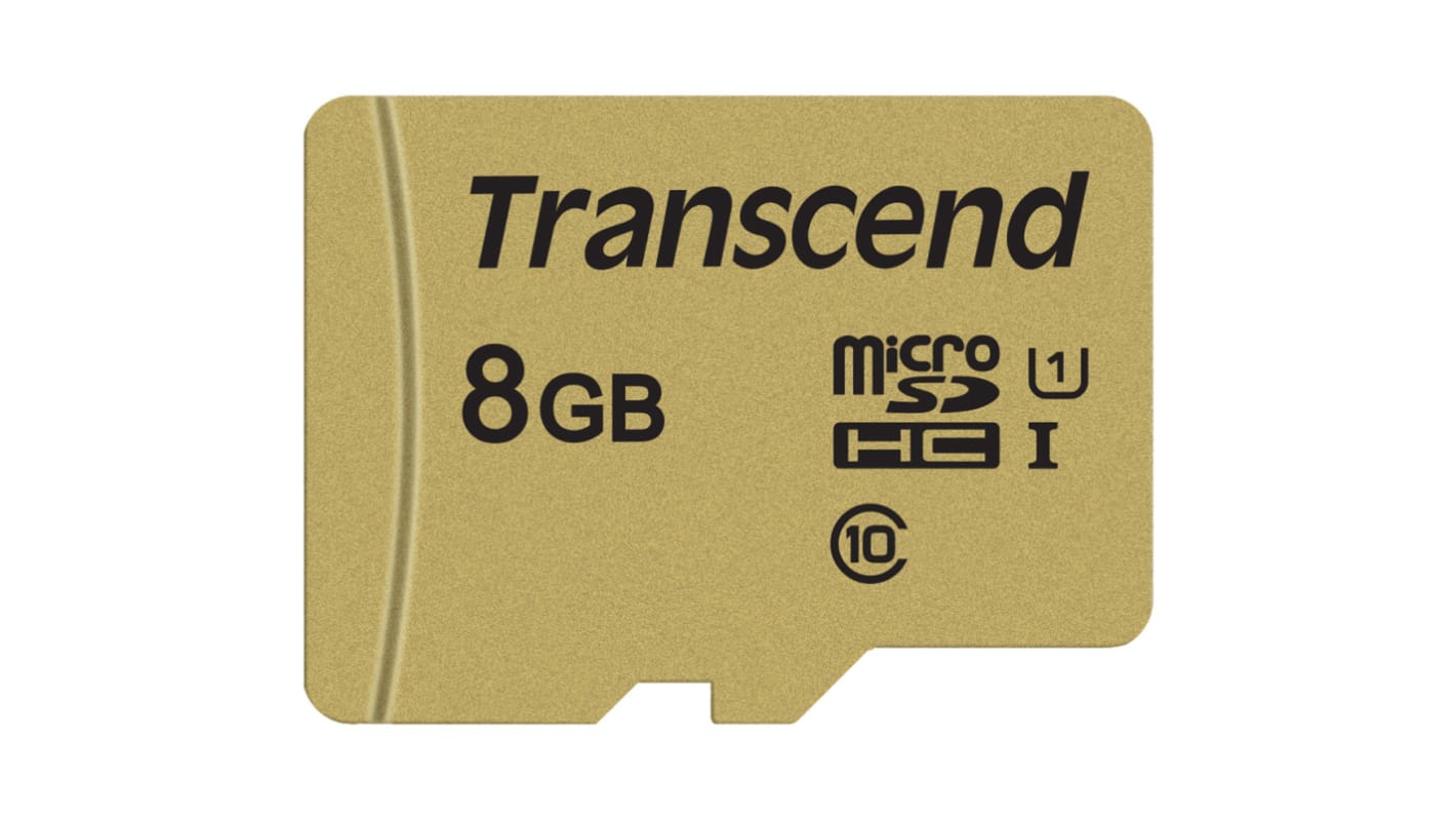 Transcend 8 GB MicroSDHC Micro SD Card, Class 10, UHS-I U1, UHS-I U3, V30