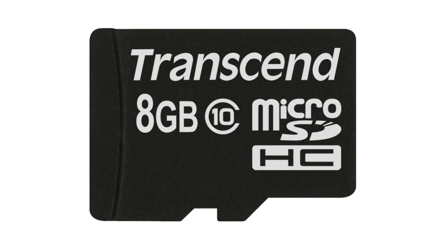 Transcend 8 GB MicroSDHC, MicroSDXC Micro SD Card, Class 10