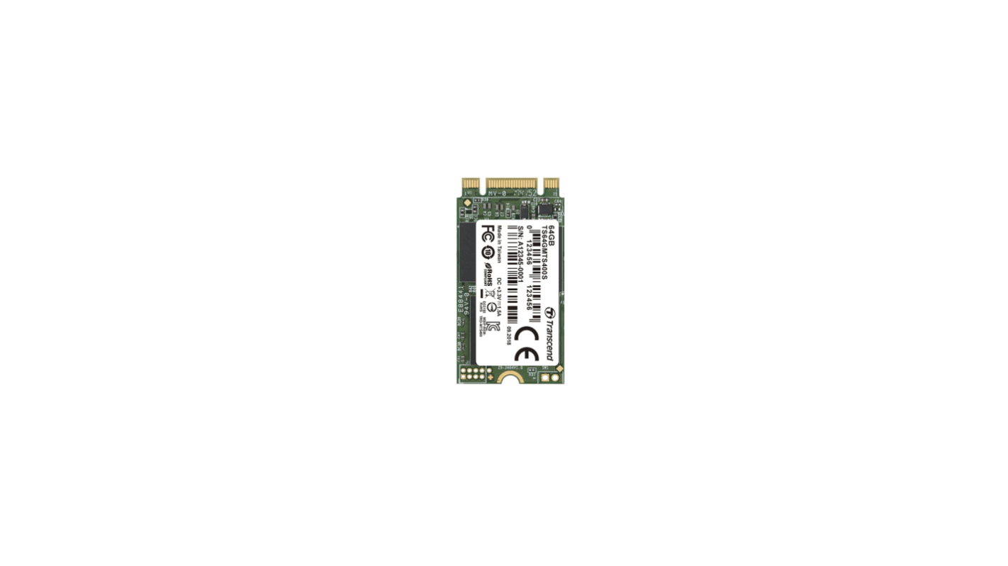 Transcend MTS400S M.2 64 GB Internal SSD Hard Drive