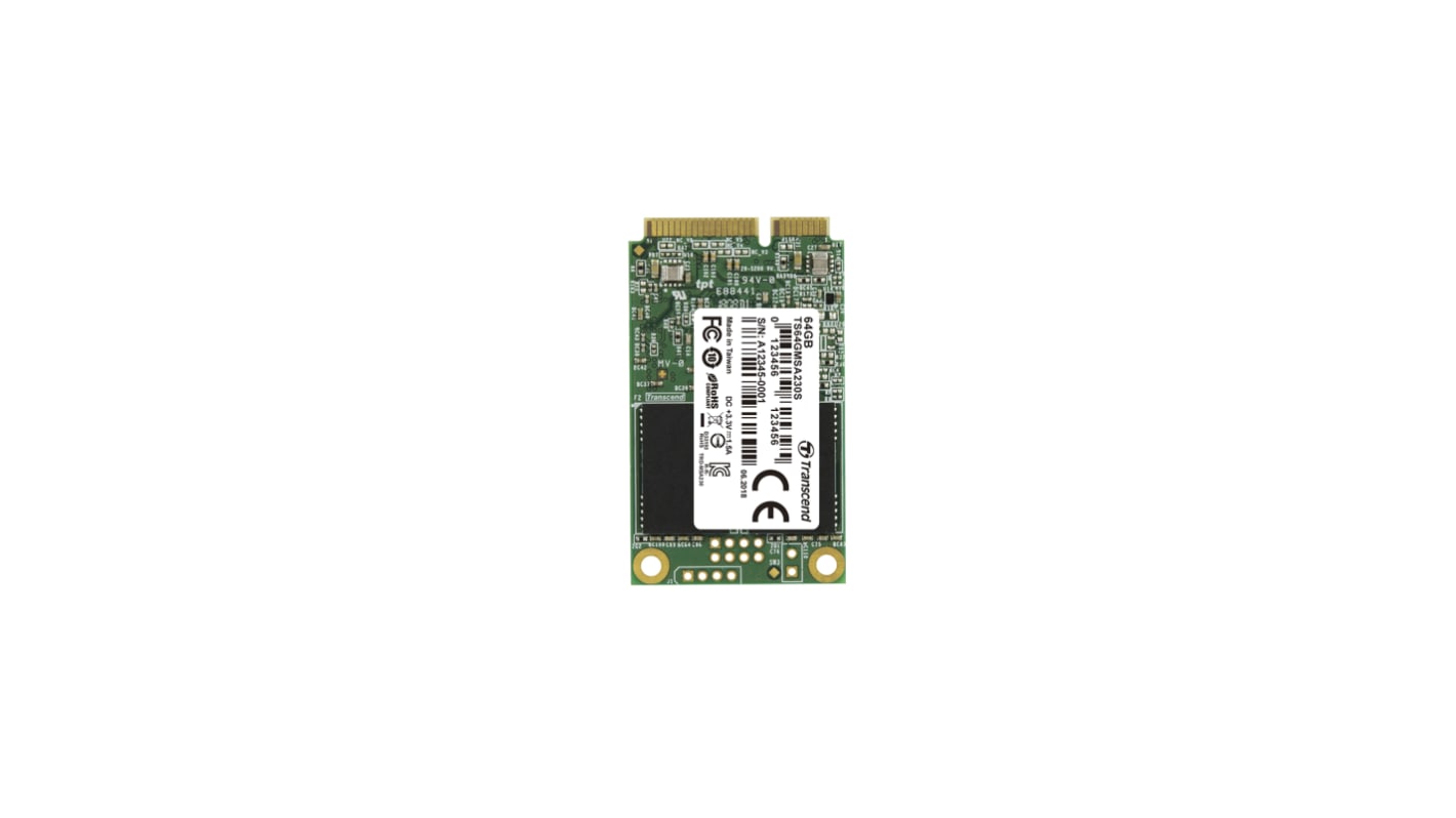 Disque SSD 64 Go mSATA SATA III MSA230S