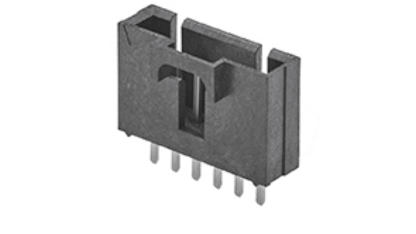 Conector macho para PCB Molex serie SL de 4 vías, 1 fila, paso 2.54mm, para soldar, Montaje en orificio pasante