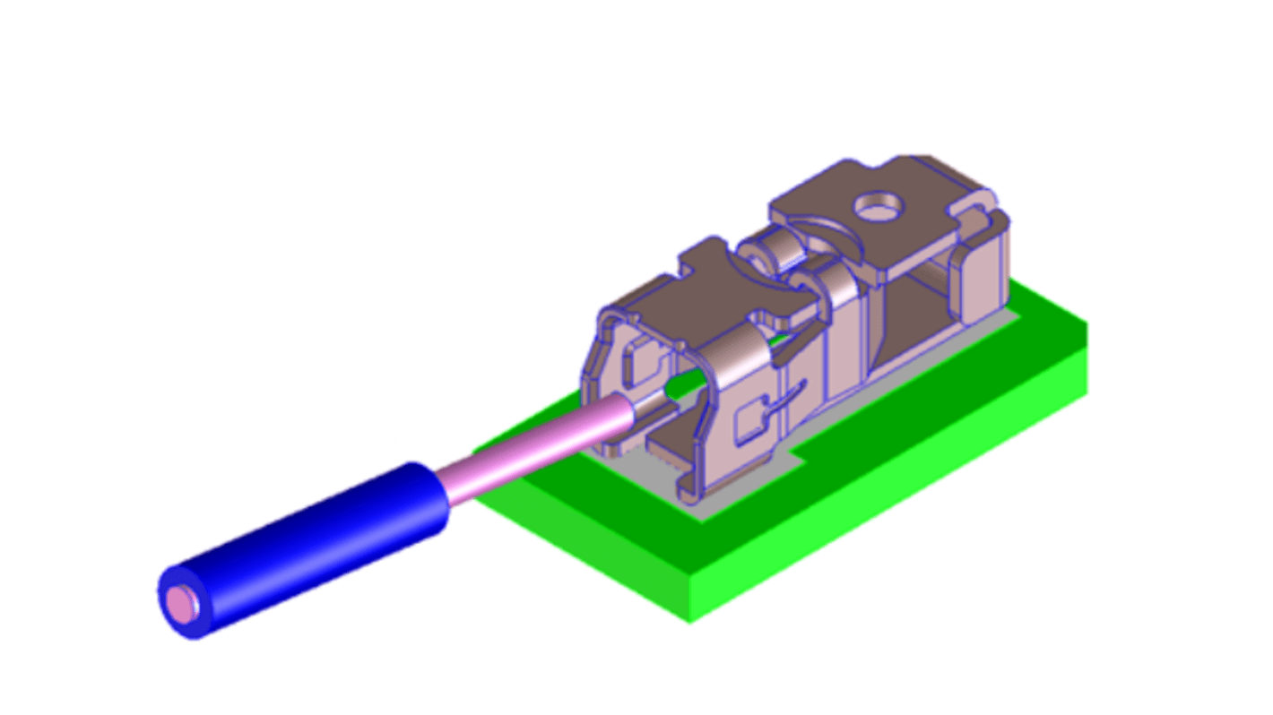 Molex Right Angle Surface Mount PCB Socket, 1-Contact, 1-Row, Solder Termination