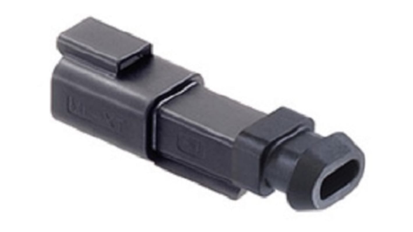 Molex Automotive Connector Socket Black Cable Mount 4 Way, Crimp Termination 93444-3501