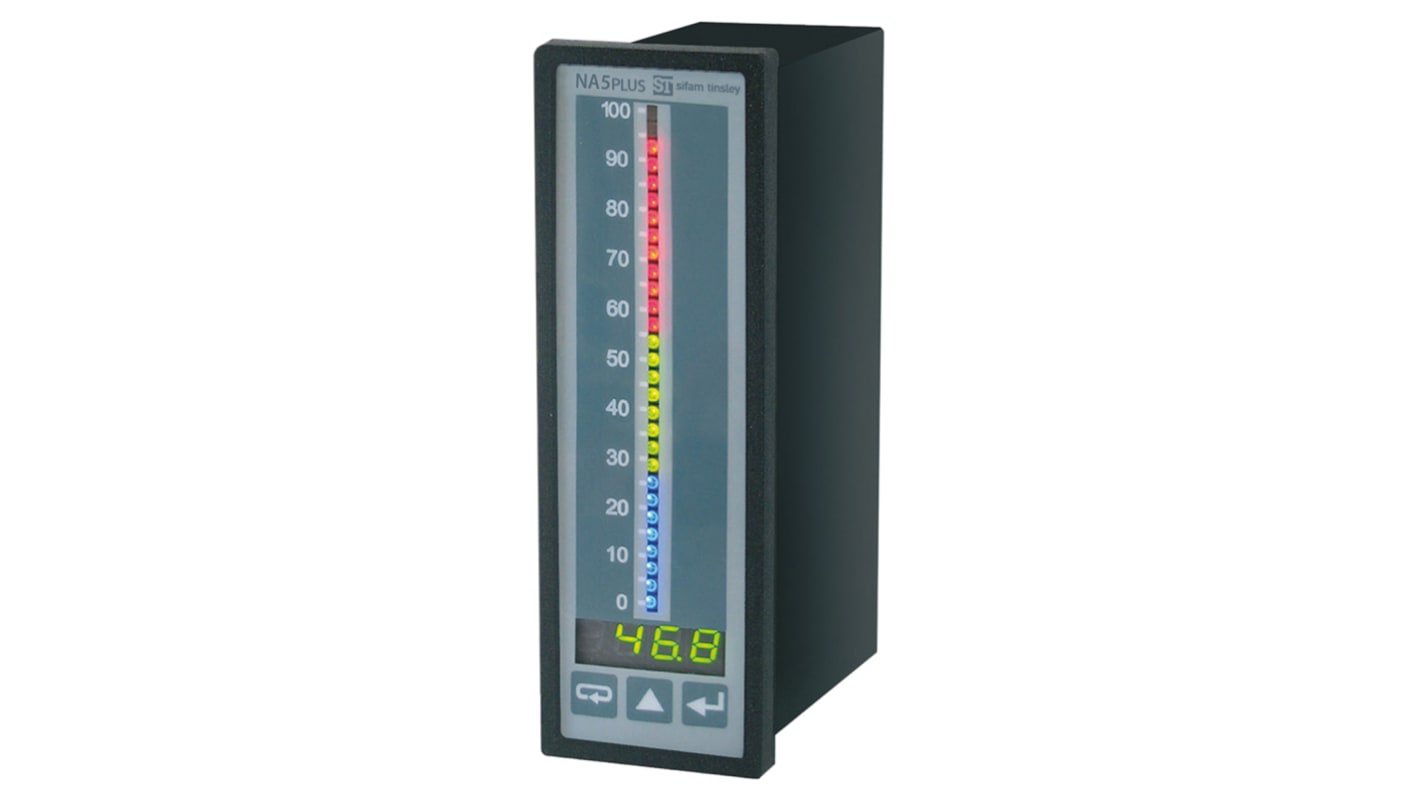 Analizador de red multifunción de panel Sifam Tinsley NA5, con display LED, para Current, Resistance, Temperature,