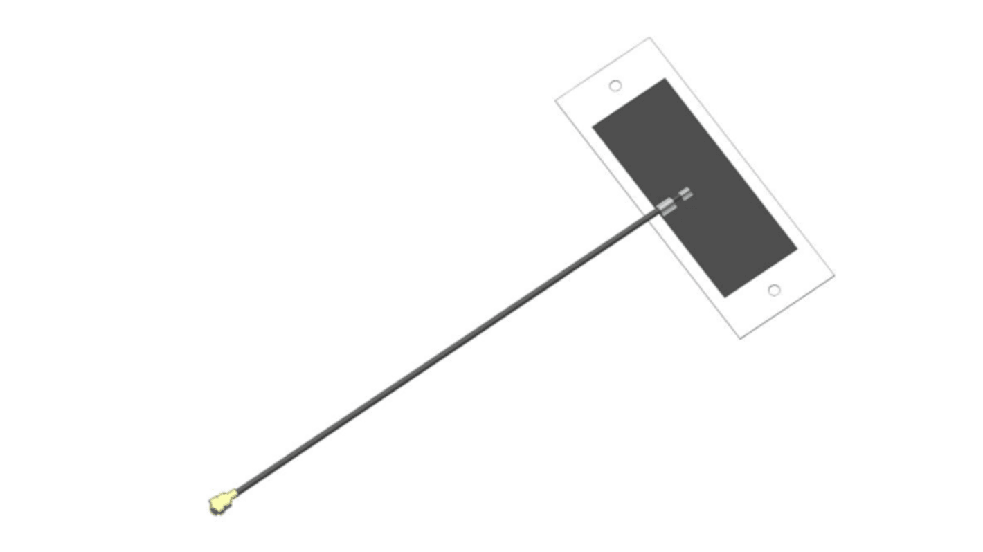 Molex 207235 Antenne, UFL, selbstklebend, Rundstrahlantenne, 4.3dBi