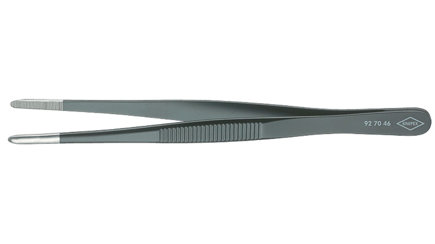 Knipex 145 mm, Stainless Steel, Smooth, Tweezer