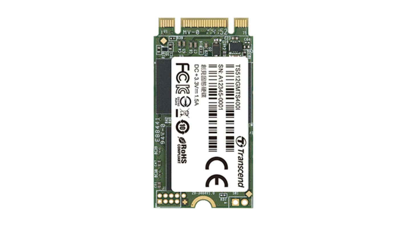 Transcend MTS400I M.2 512 GB Internal SSD Hard Drive