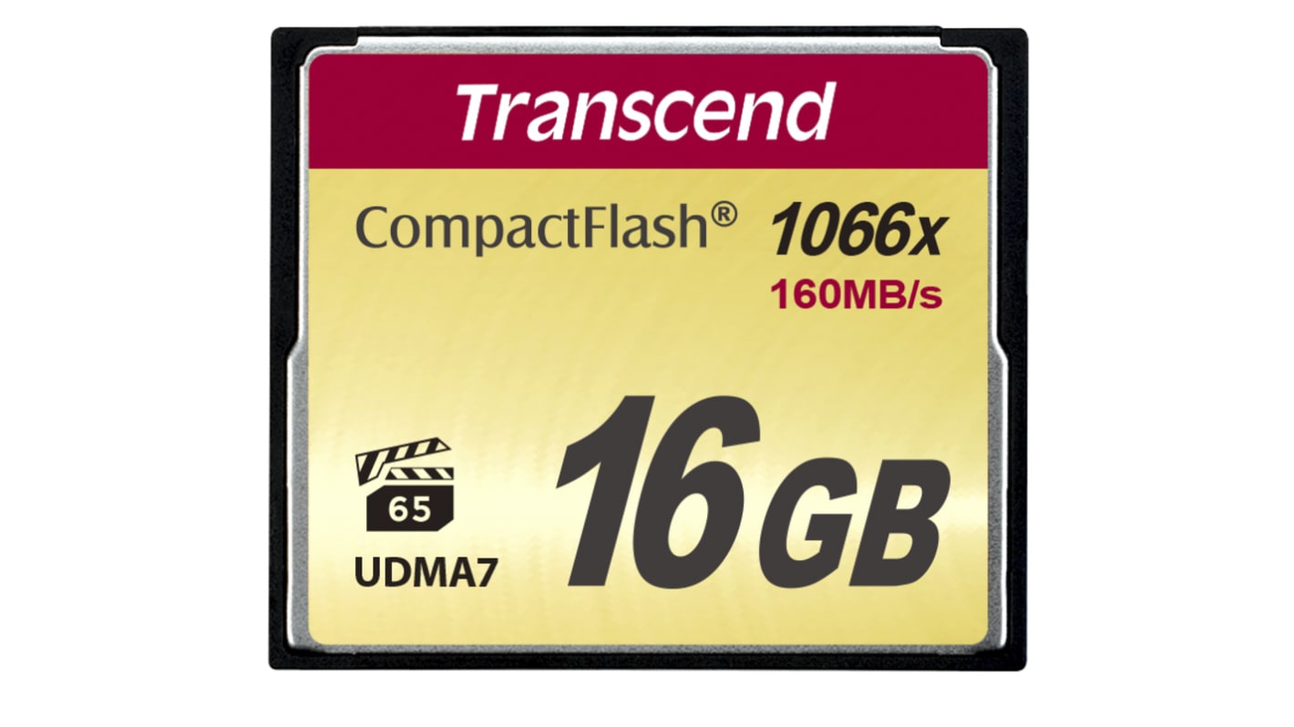 Transcend CompactFlash 16 GB MLC Compact Flash Card