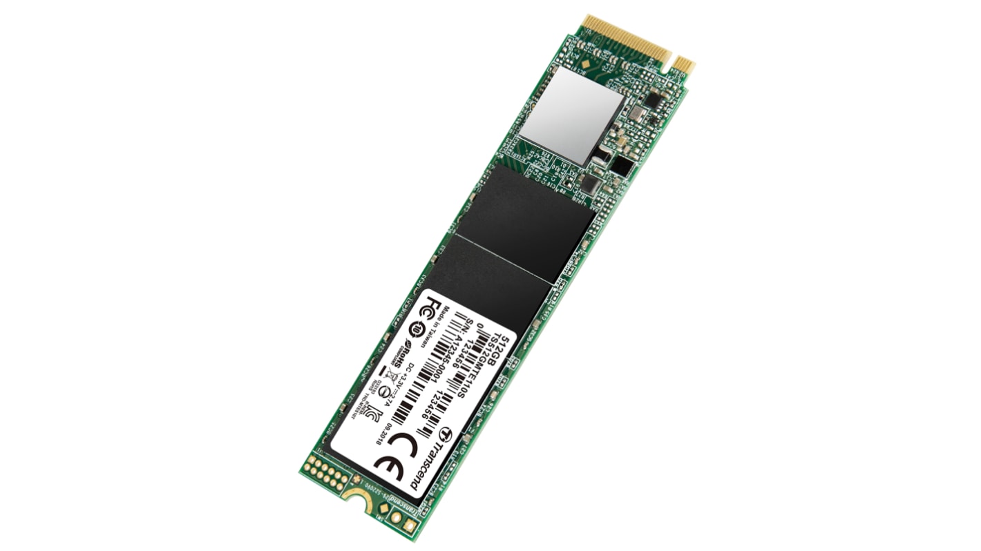 Transcend MTE110S M.2 512 GB Internal SSD Hard Drive