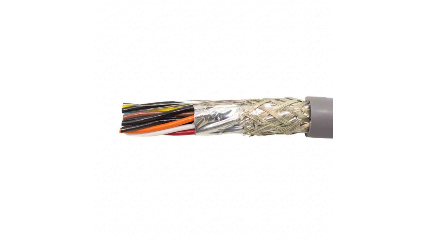 Câble de données Alpha Wire, 8 paires, 16x 0,33 mm² 22 AWG, Blindé, 30m
