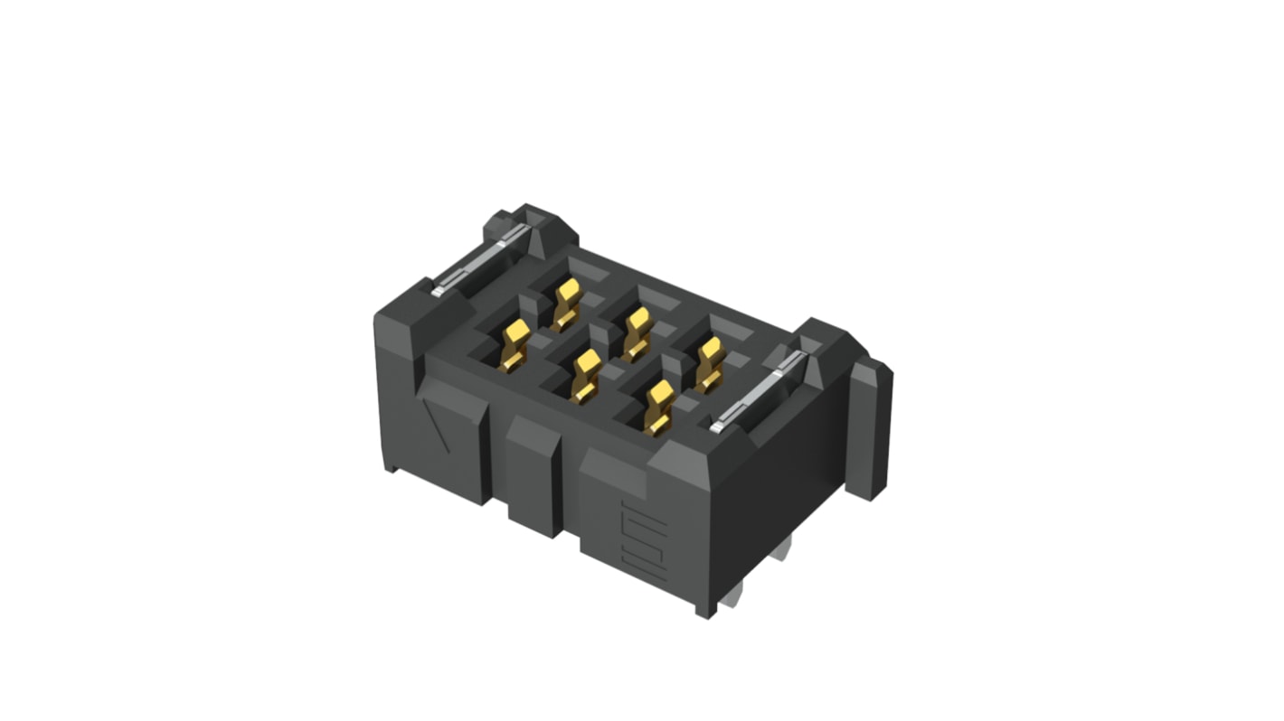 Samtec UMPS Series Straight Through Hole PCB Header, 3 Contact(s), 2.0mm Pitch, 1 Row(s), Shrouded