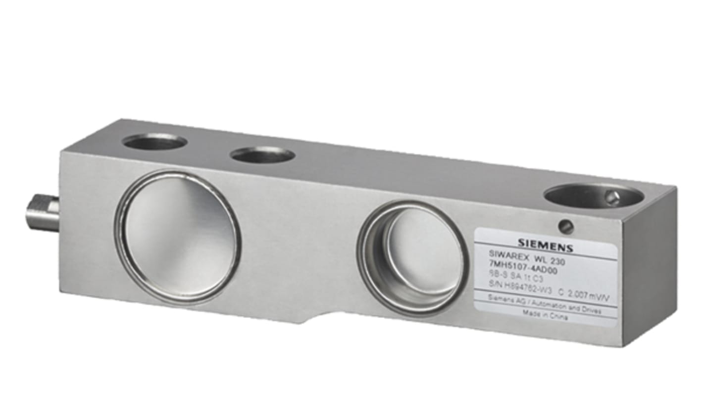 Siemens SIWAREX WL Series Load Cell, 500kg Range, Compression Measure