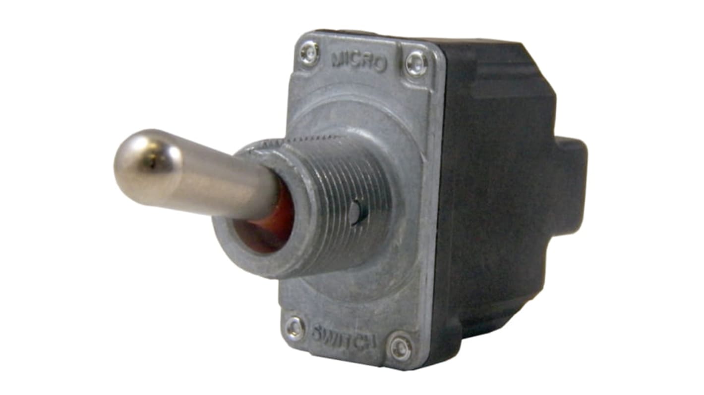 Honeywell 钮子开关, 单刀双掷, 开-关-(开)操作, 衬套安装, 螺丝端子, IP67, IP68