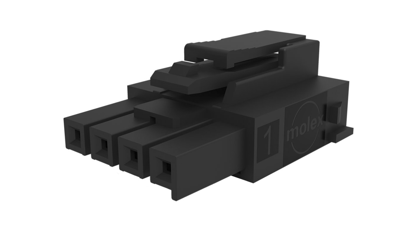 Molex Female Crimp Connector Housing, 3.5mm Pitch, 2 Way, 1 Row