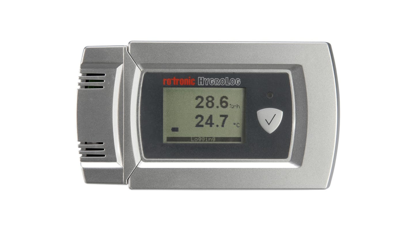 Rotronic Instruments HL-20D-SET Digital Hygrometer, ±1.3 %RH Accuracy, +60°C Max, 100%RH Max