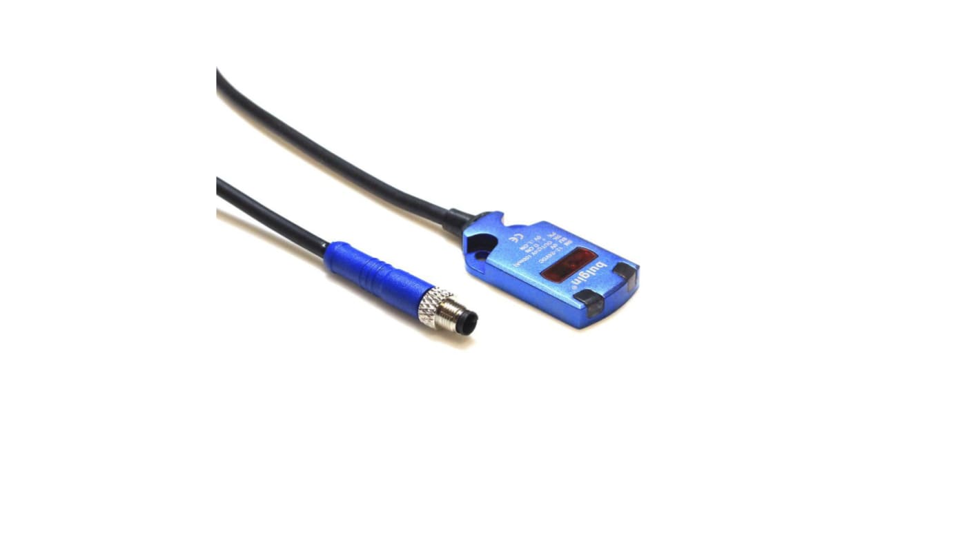 Bulgin Diffuse Photoelectric Sensor, 2 mm → 30 mm Detection Range