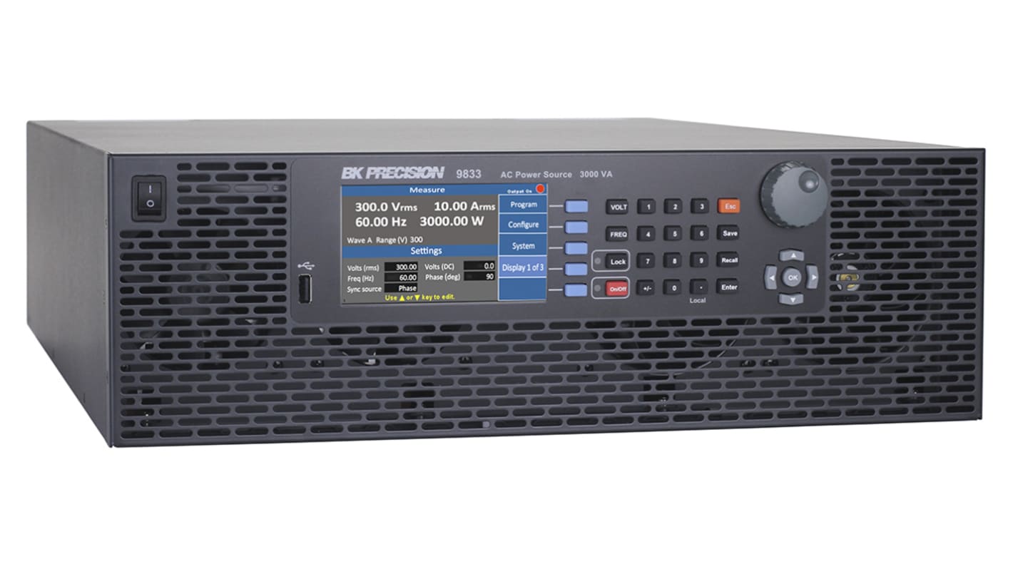 BK Precision Bench Power Supply, 300V, 30A, 1-Output, 3kVA