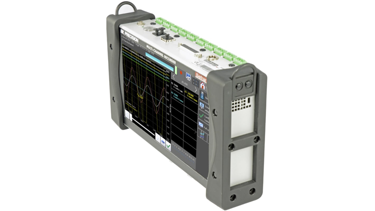 Sefram 10-Kanal Widerstand, Temperatur, Spannung Datenlogger, 200V, 0°C → +40°C, Sensor Temperatur, Thermoelement