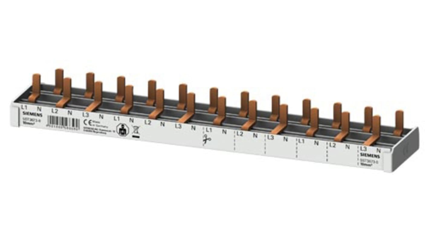 Siemens SENTRON 3 Phase Busbar, 230V, 8.6mm Pitch