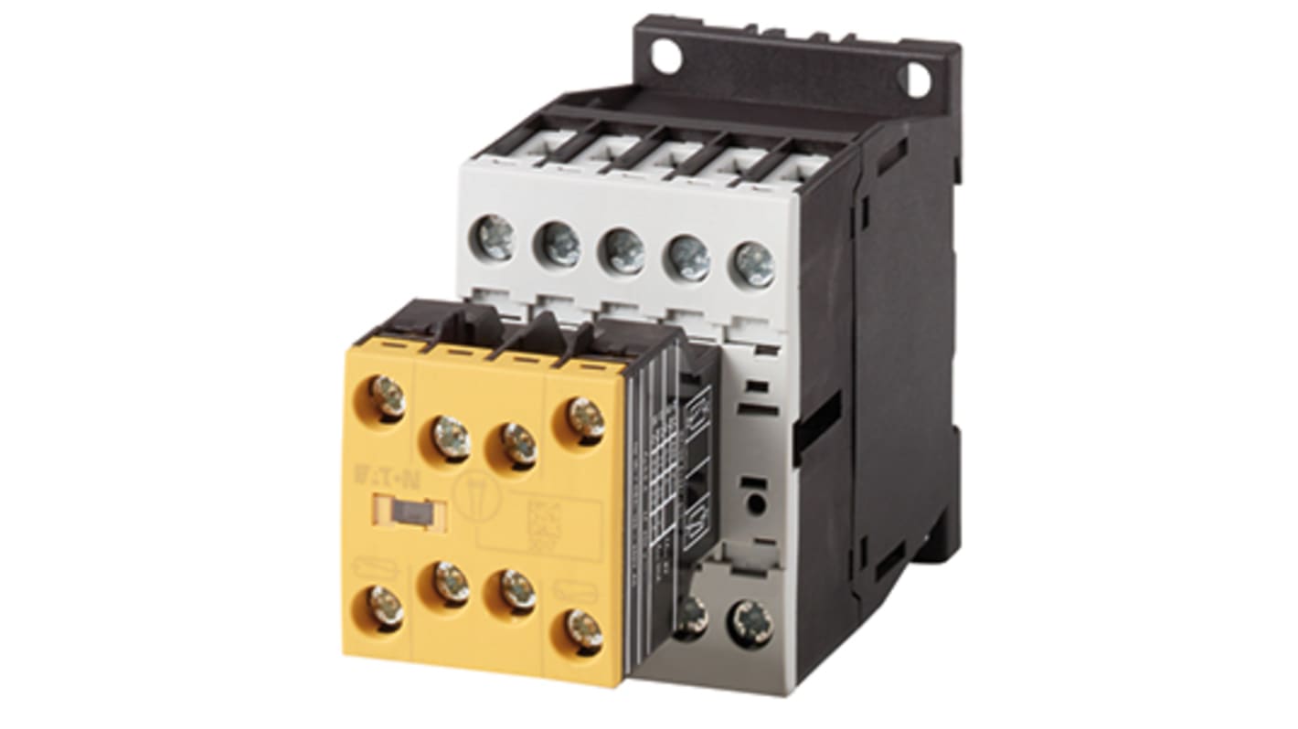 Stycznik 110 V AC przy 50 Hz, 120 V AC przy 60 Hz Eaton 4 A Śruba 191700 DILAS-44(110V50HZ,120V60HZ)