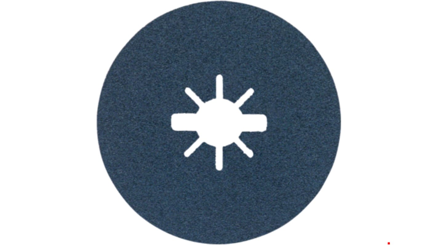 Bosch X-Lock Zirconia Sanding Disc, 115mm, Coarse Grade, P80 Grit, 50 in pack