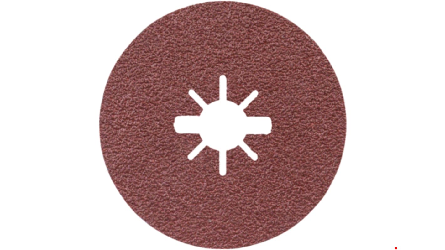 Bosch X-Lock Aluminium Oxide Sanding Disc, 115mm, P24 Grit, R444, 50 in pack