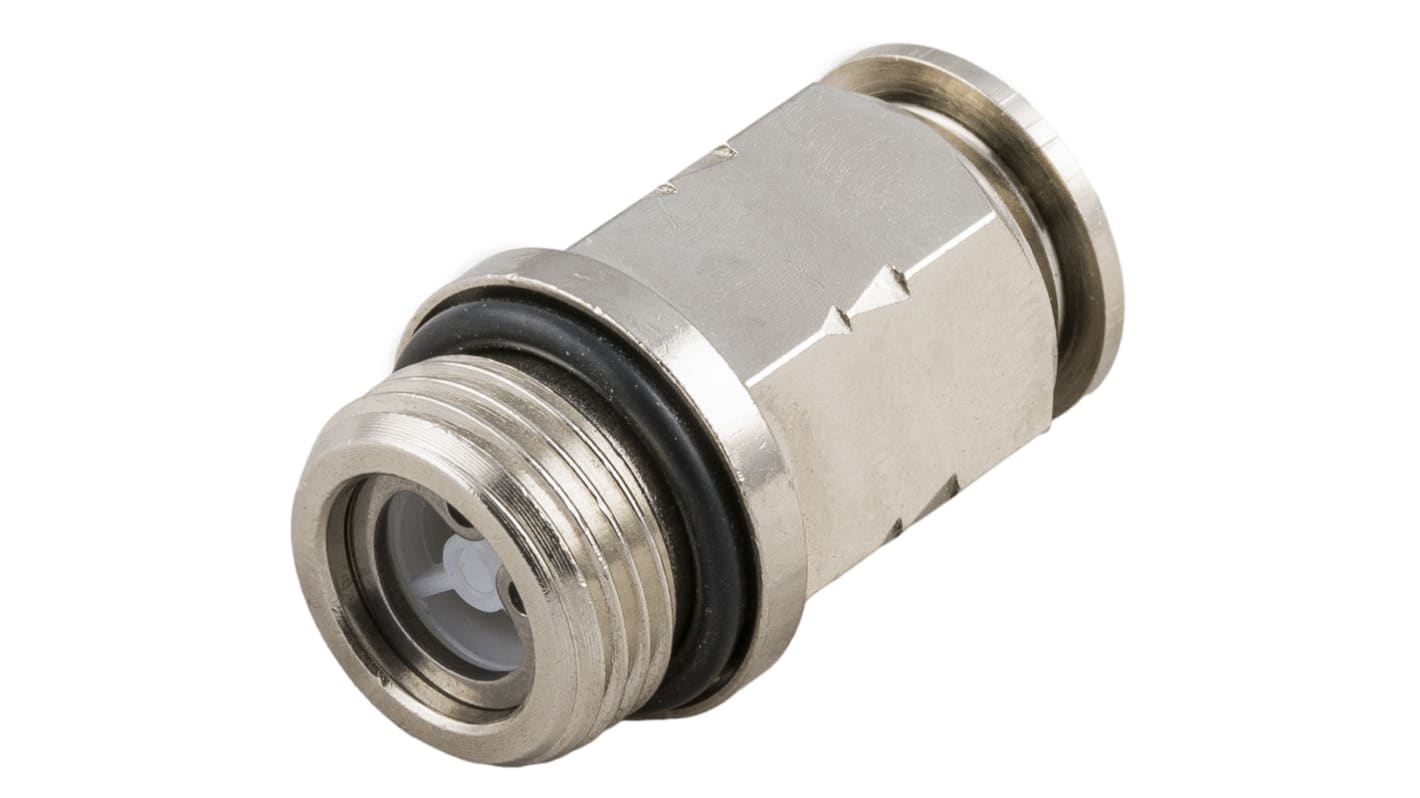 RS PRO 57065 Non Return Valve, Push In 8mm Tube Inlet, 2 to 8bar