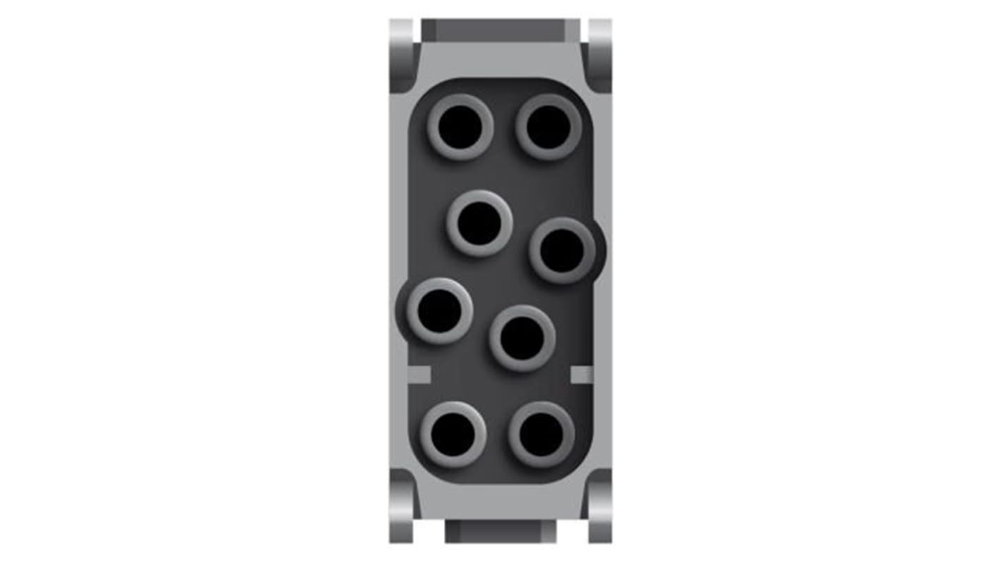 Phoenix Contact Heavy Duty Power Connector Module, 16A, Male, HC-M-08 Series, 8 Contacts