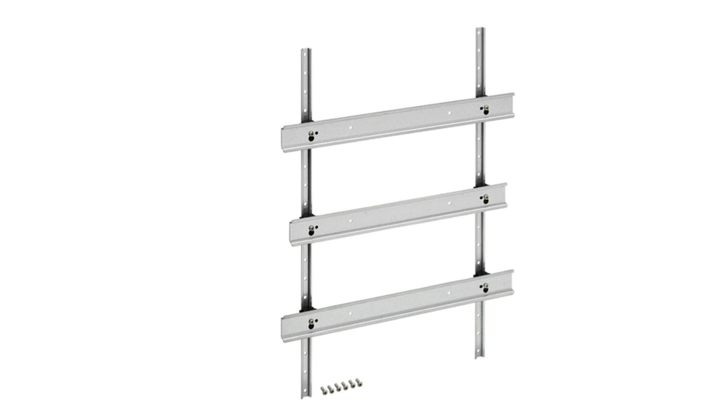 Spelsberg Galvanised Steel Mounting Frame, 28mm H, 450mm W, 366mm L For Use With GEOS-L 4050 Empty Enclosure