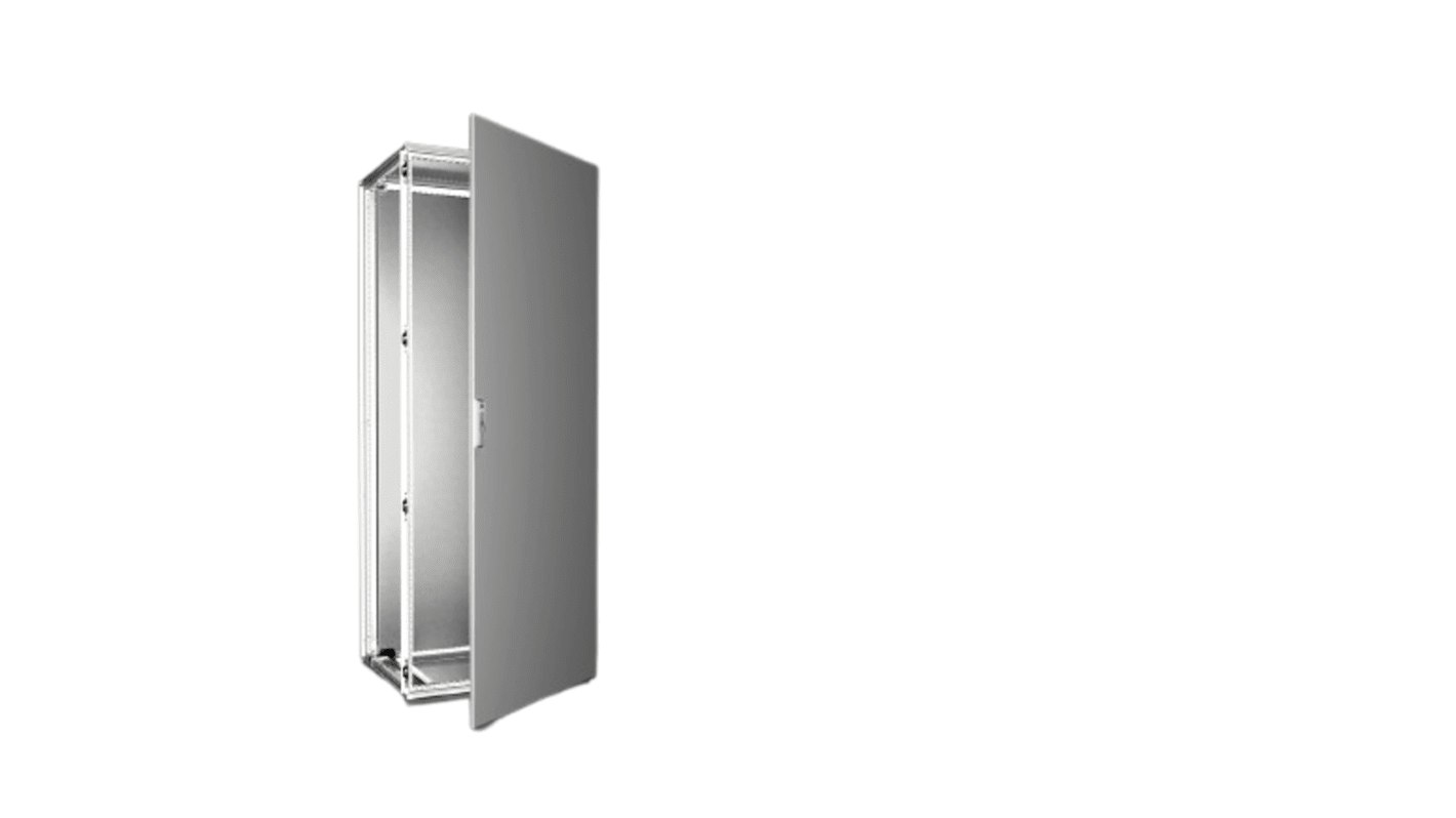 Rittal 单门落地机柜, IP55, 799 x 608 x 2008mm, RAL7035, VX25系列