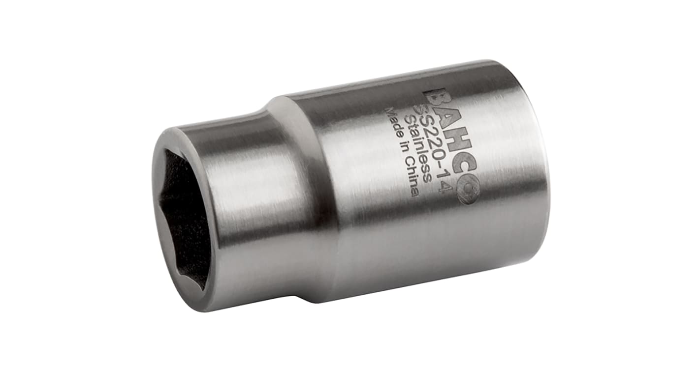 Bahco 1/2 in Drive 10mm Standard Socket, 6 point, 40 mm Overall Length