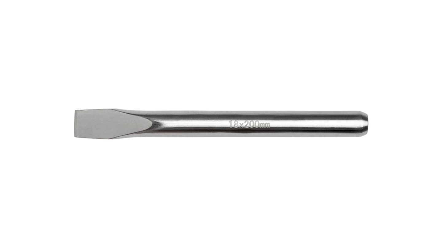 Bahco Stainless Steel Flat Chisel, 200mm Length, 18.0 mm Blade Width