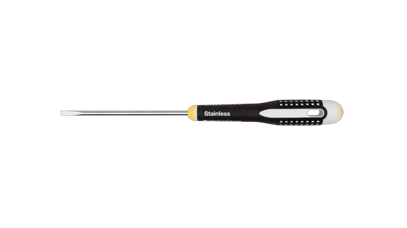 Bahco Slotted  Screwdriver, 6.5 x 1.2 mm Tip, 150 mm Blade, 272 mm Overall