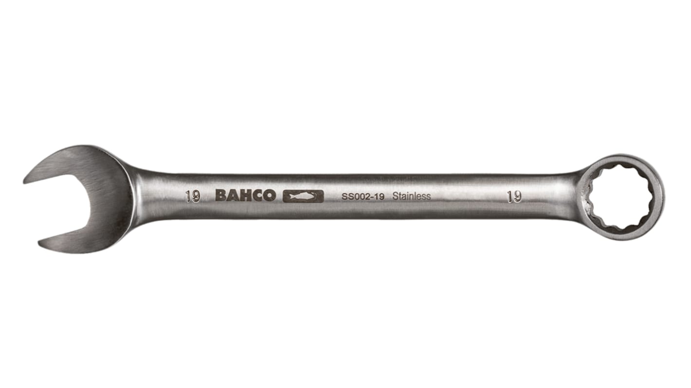 Bahco Combination Spanner, 22mm, Metric, Double Ended, 215 mm Overall