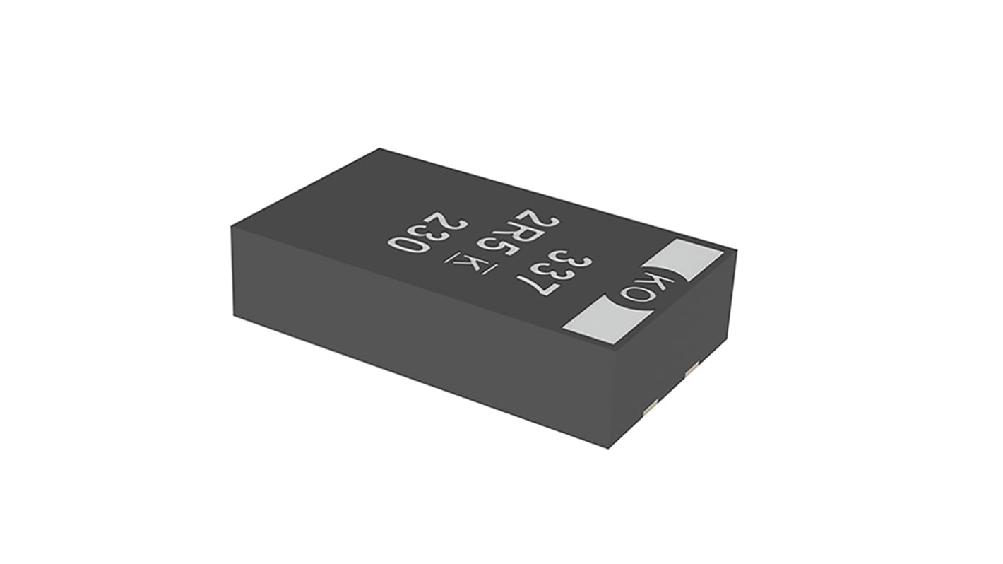 KEMET 330μF Surface Mount Polymer Capacitor, 4V dc