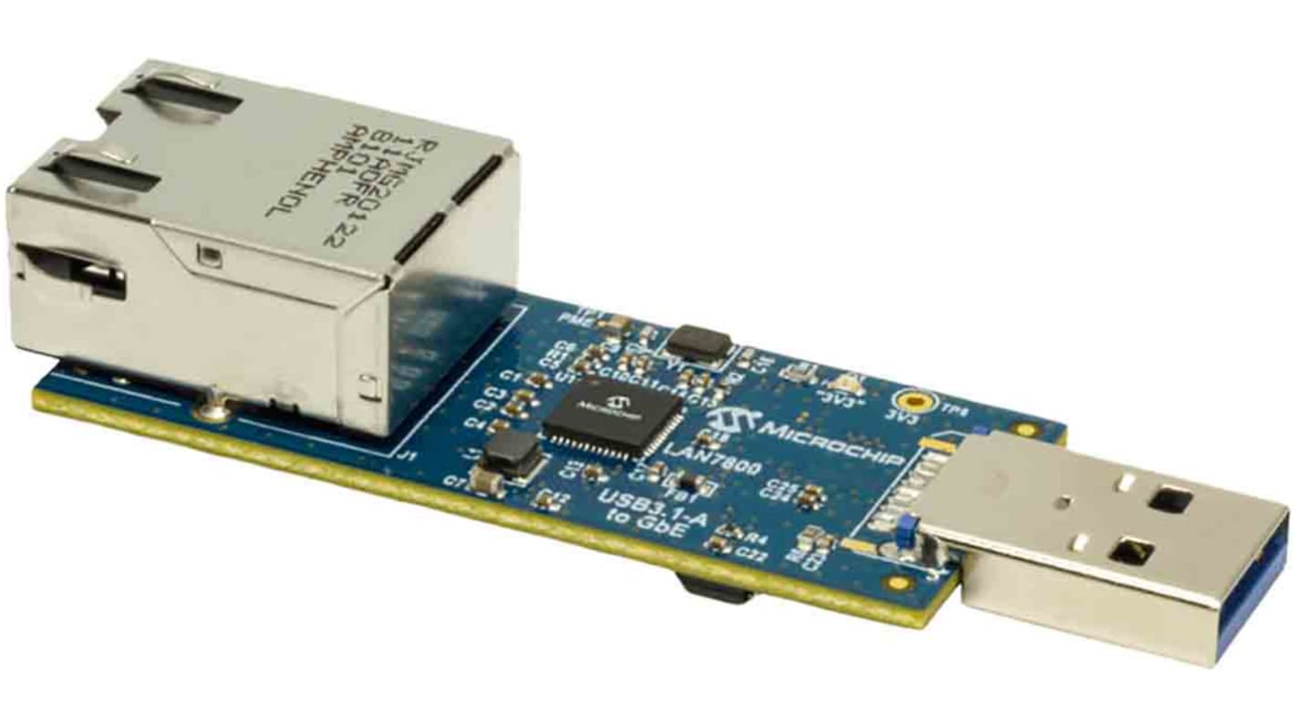Microchip 评估测试板, LAN7800芯片