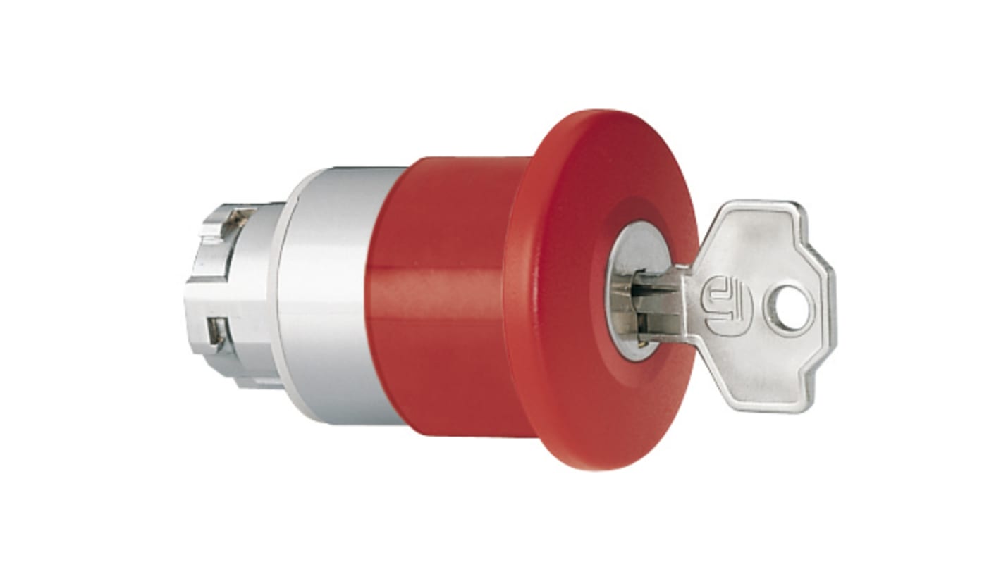 Lovato 8LM2T Series Red Latching Push Button Head, 22mm Cutout, IP65