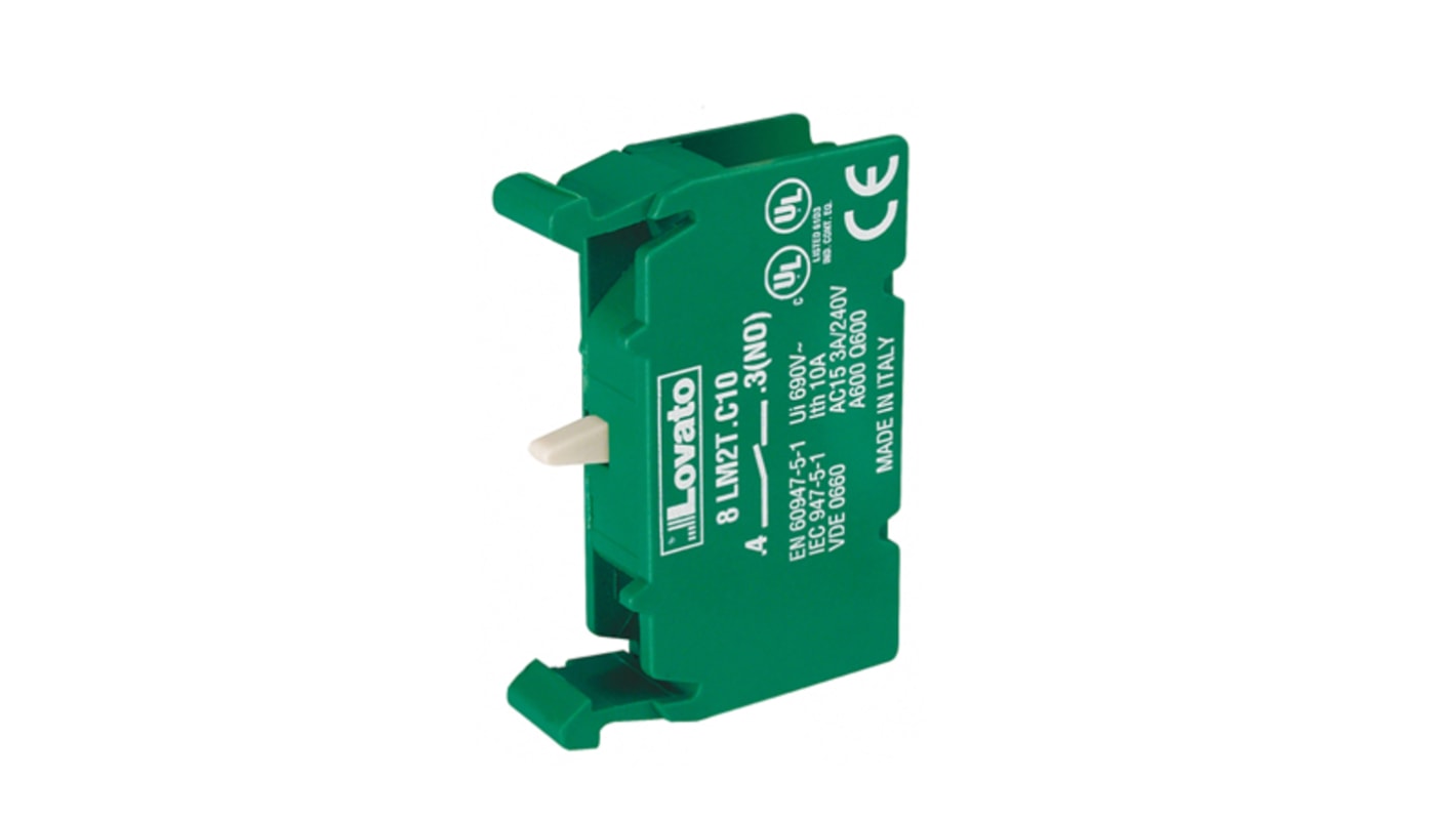 Lovato 8LM2T Contact Block - NO 690 V