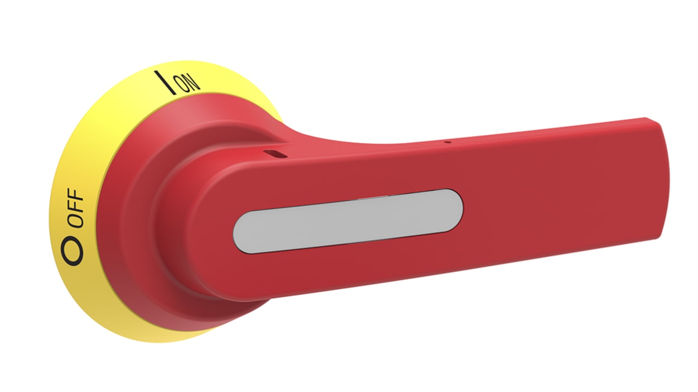 Lovato Red/Yellow Rotary Handle, GL Series