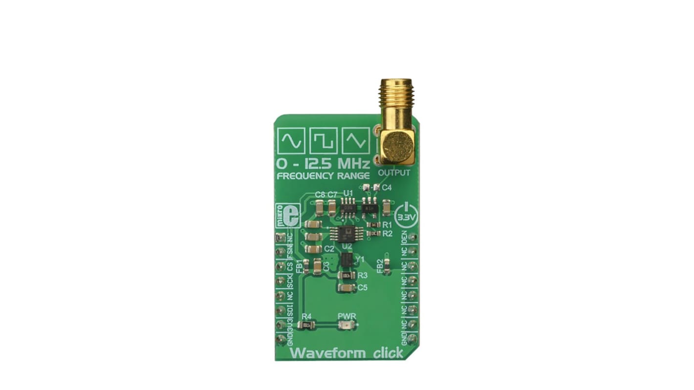 MikroElektronika MIKROE-3309, Waveform Click Development Kit for AD9833