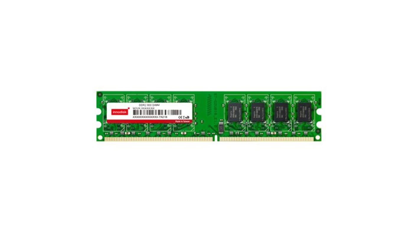 InnoDisk Arbeitsspeicher für Desktop, 1 GB, 800MHz DDR2,  industrietauglich DIMM PC2-6400