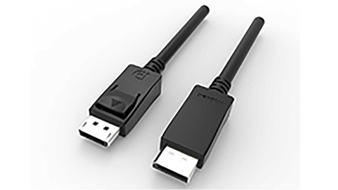 Molex 68783 DisplayPort-Kabel A Display-Anschluss B Stecker DP (DisplayPort) Mini - Stecker 0,5 A, 2m PVC