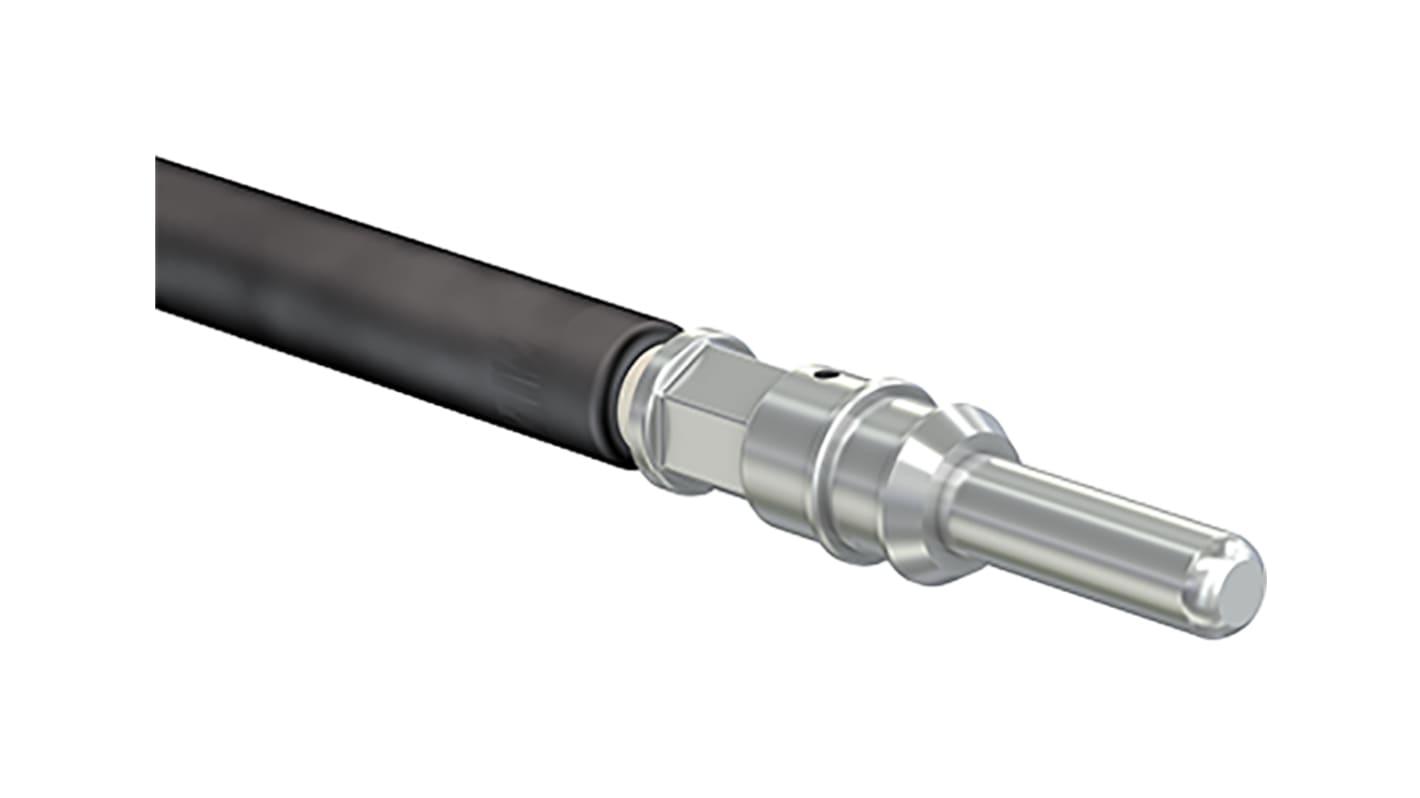 Staubli Circular Connector, 1 Contacts, Cable Mount, Plug, Male, IP67, RobiFix Series