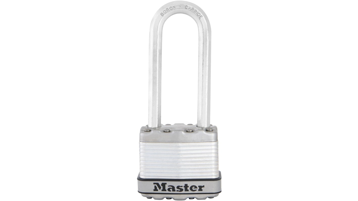 Master Lock Key Weatherproof Stainless Steel Padlock, Keyed Alike, 8mm Shackle, 48mm Body