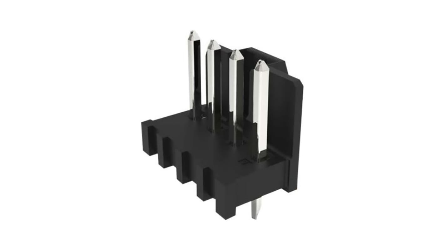 Molex 2p单排排针 直向线对板连接器, 3.96mm间距, 11.0A, THT安装, KK Plus系列