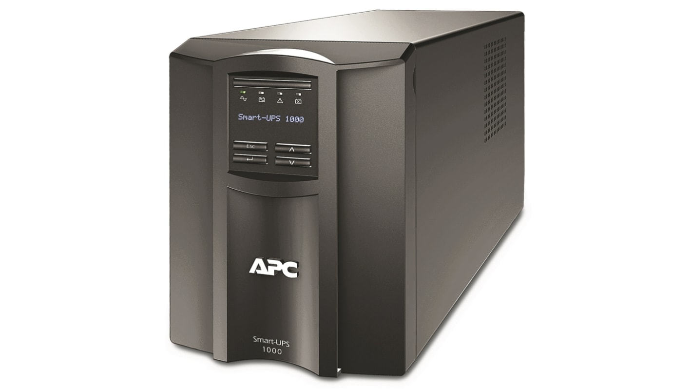 APC 160 → 286V Input Stand Alone Uninterruptible Power Supply, 1000VA (700W), Smart-UPS SMT