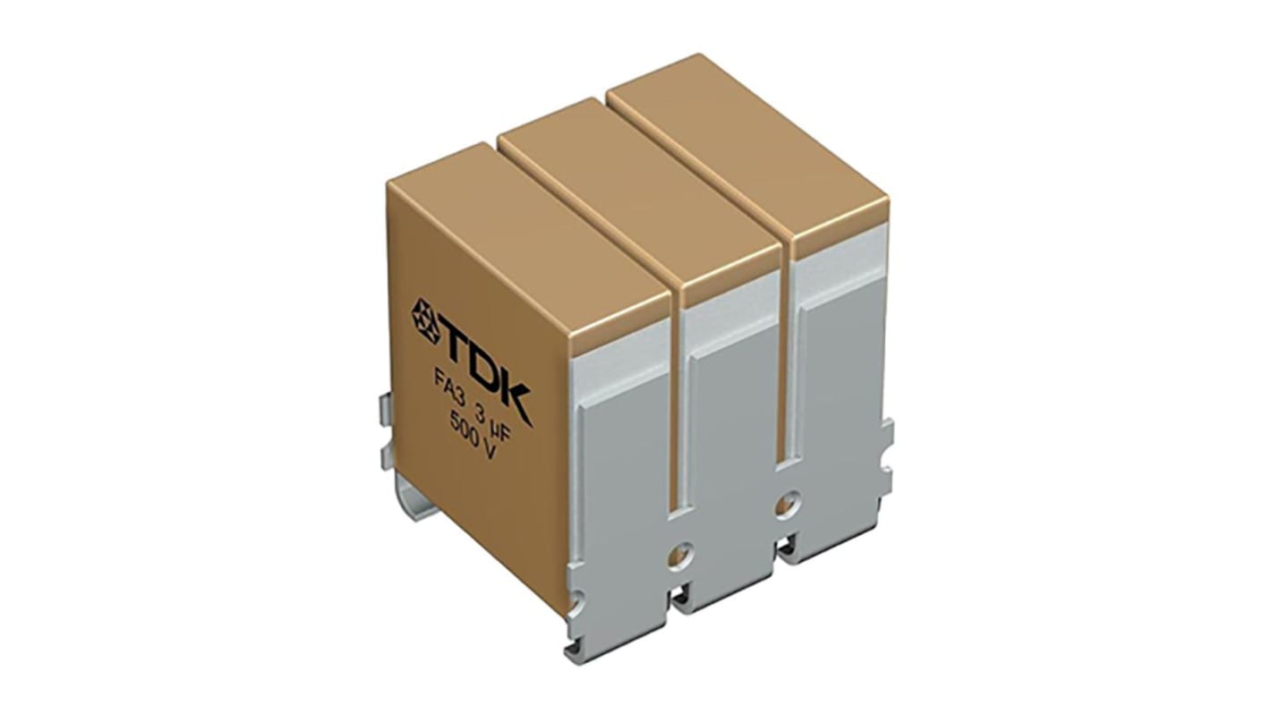 TDK 3μF MLCC, 500V dc V, ±20% , SMD