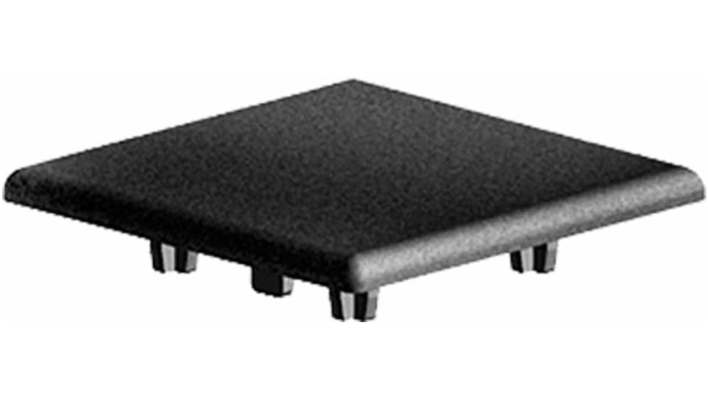 RS PRO 型材端盖, 黑色, 适合4.5mm管径, 适合5mm槽, 20系统, RS Structural System系列