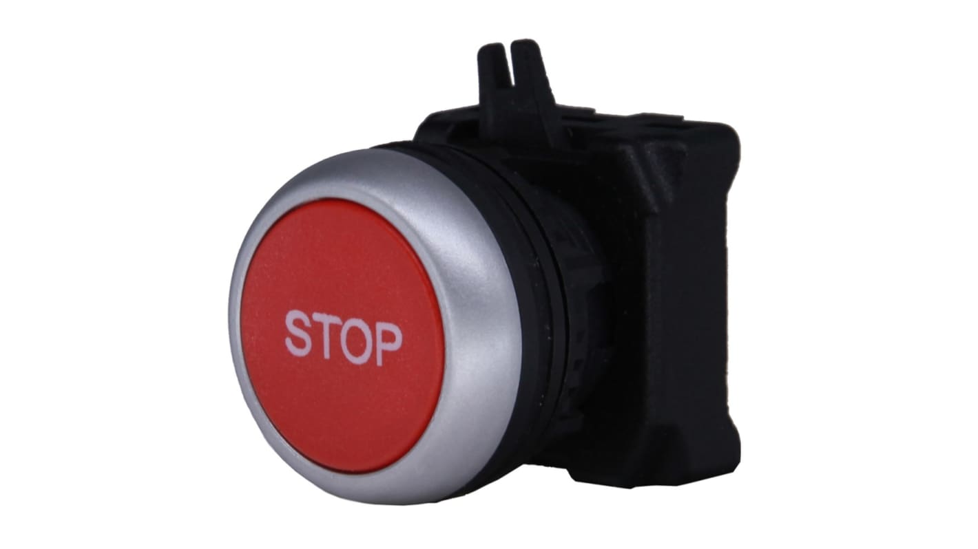 RS PRO Red Spring Return Push Button Head, 22mm Cutout, IP65