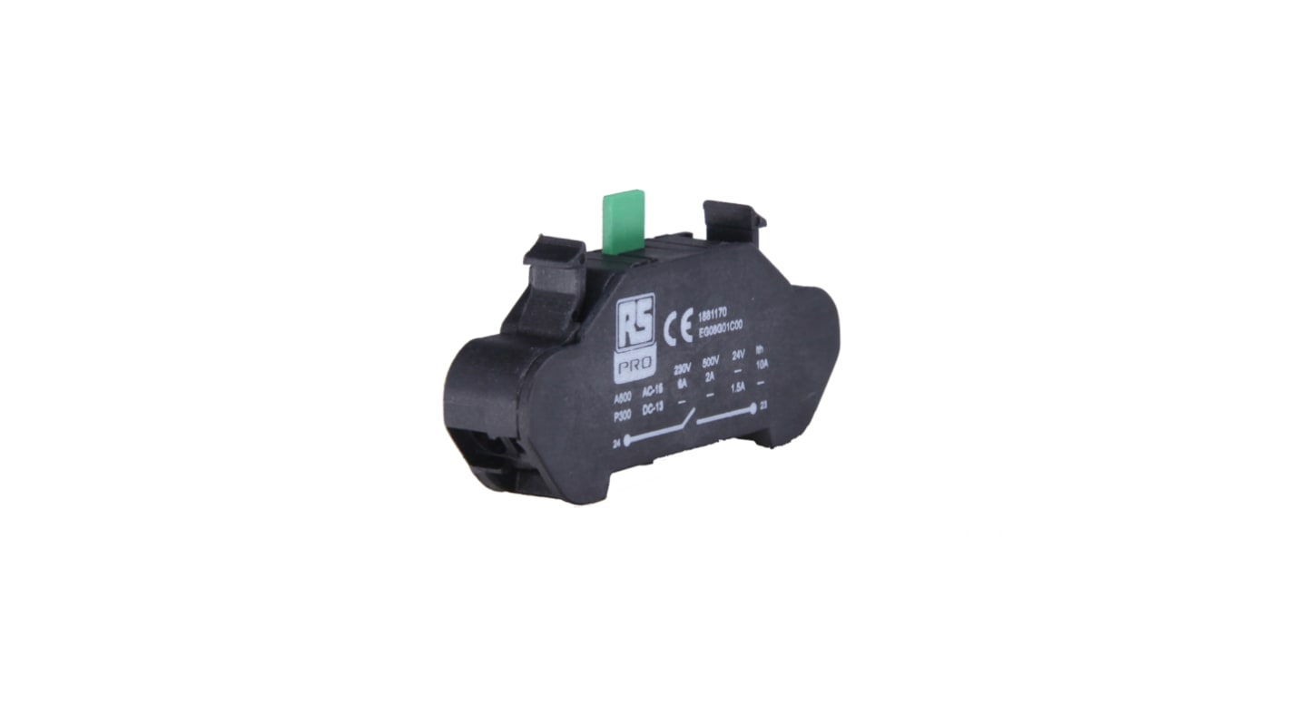 RS PRO コンタクトブロック 1NO